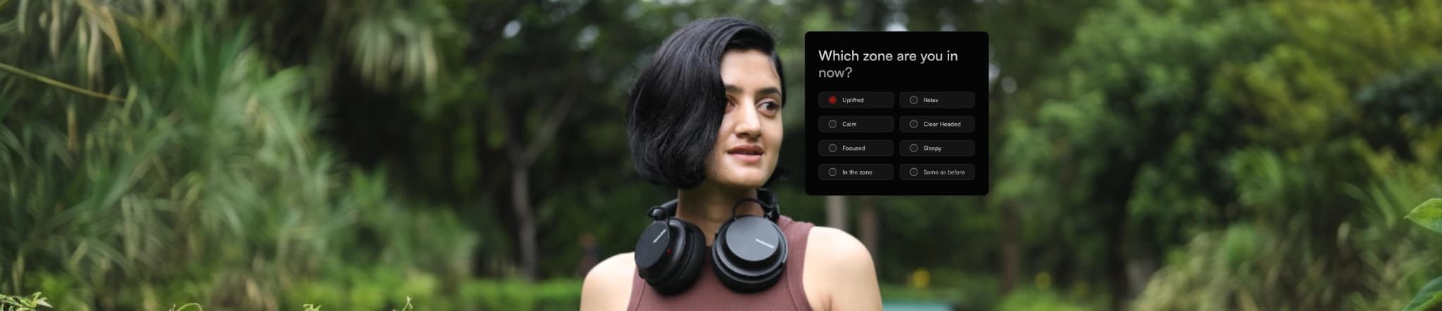 Man using Sychedelic headphones